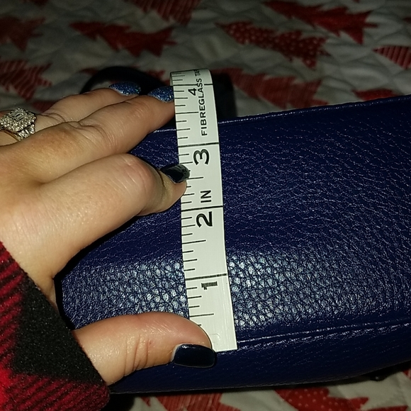 PURPLE/NAVY Anne Klein purse - Picture 6 of 6